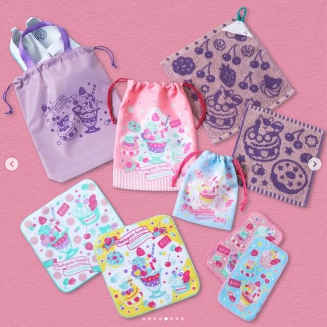 ダイソー「入園・入学準備グッズ2021(スイーツ柄)」