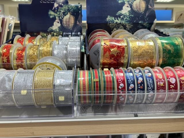 キャンドゥクリスマスグッズ2022「プレゼントのリボン」