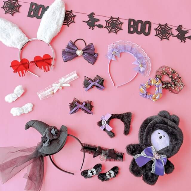 キャンドゥハロウィン2025「新作・カチューシャなど仮装グッズ（自分用・推しのぬいぐるみ用）」