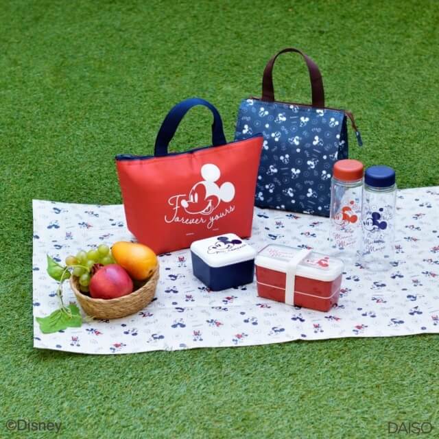 ダイソーお弁当箱&お弁当グッズ2022「ミッキーランチボックスセット」