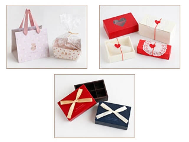 セリアバレンタイングッズ2025「ハンドルバッグ（プティベア）、シンプルハートボックス、トリュフボックス」