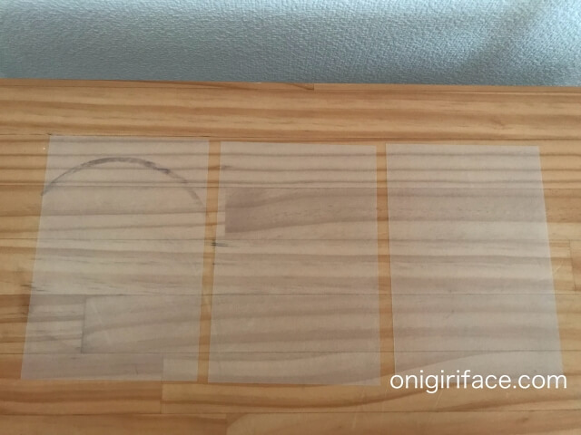 100均キャンドゥ(Cando)「プラバン フロスト(半透明)インクジェットプリンター用」表面3枚