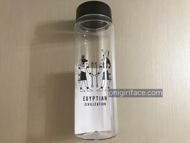 キャンドゥのエジプトグッズ「ドリンクボトル(エジプトのアヌビス犬神とホルス鳥神)」