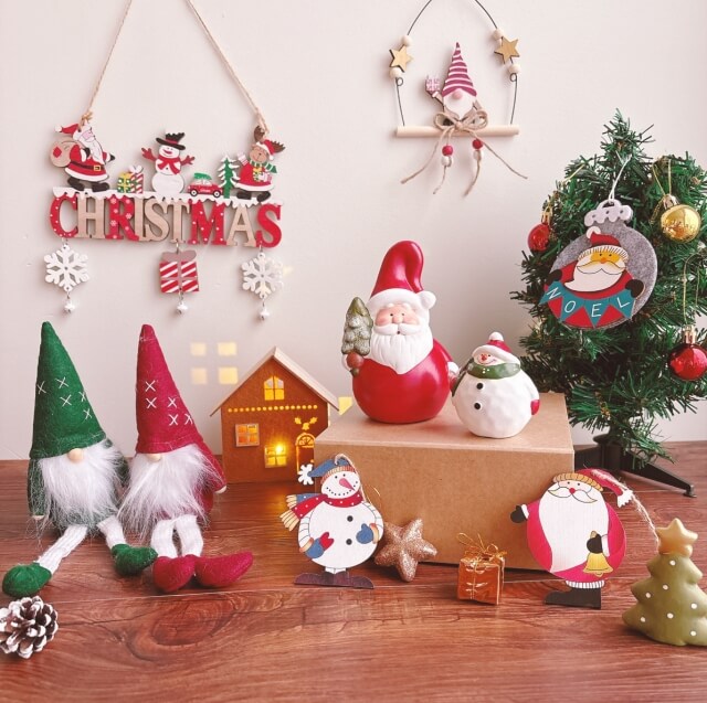 キャンドゥクリスマス2025「サンタや雪だるまのオブジェ・オーナメント」
