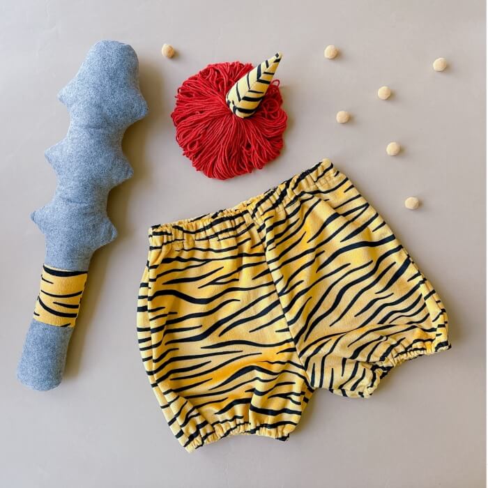 キャンドゥ節分鬼グッズ(角ウィッグ・金棒・子供向け鬼パンツ)