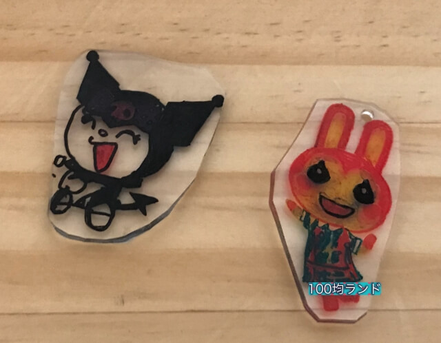 100均ダイソー（Daiso）「プラバンキュコット・透明」完成