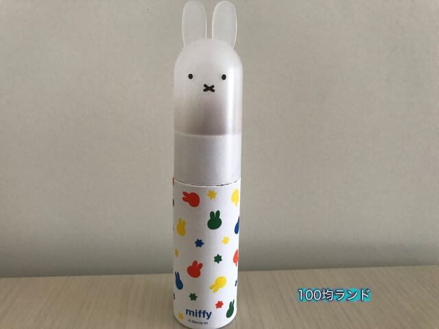 セリアミッフィーグッズ「ケース付きミニ色鉛筆」