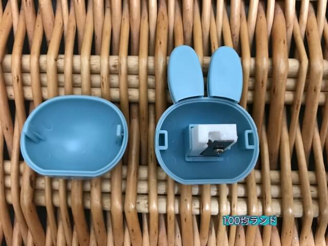 セリアミッフィーグッズ「鉛筆削り」（蓋を開けた様子）