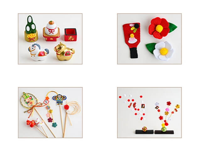 セリアお正月2026「ミニオブジェ・ピック・迎春飾り」