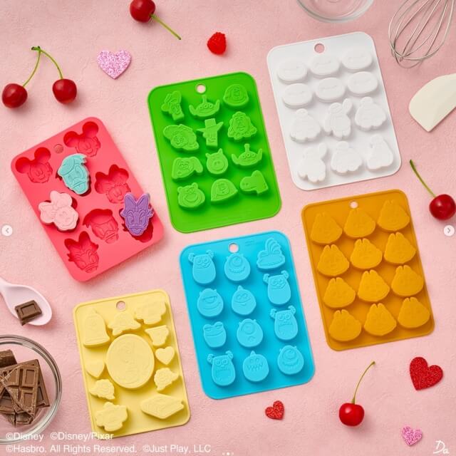 ダイソーバレンタイン「ディズニーのチョコ型(シリコーンチョコモールド)」